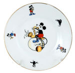 MICKEY AND MINNIE BAVARIAN CHINA 23-PIECE LOT FROM 1932.