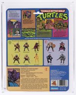 TEENAGE MUTANT NINJA TURTLES (1988) - FOOT SOLDIER SERIES 1/10 BACK AFA 85 NM+.