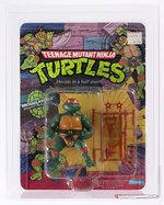 TEENAGE MUTANT NINJA TURTLES (1988) - MICHAELANGELO SERIES 1/10 BACK AFA 75 EX+/NM.