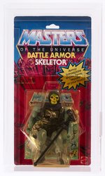 MASTERS OF THE UNIVERSE (1984) - BATTLE ARMOR SKELETOR SERIES 3 AFA 50 Y-VG.