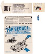 SPECIAL AGENT 007 JAMES BOND ASTON MARTIN DB5 GOLDFINGER HIGH GRADE BOXED CORGI 261 CAR.