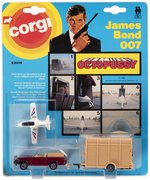 JAMES BOND 007 OCTOPUSSY CORGI CARDED SET.