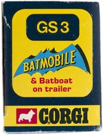 BATMAN ROCKET-FIRING BATMOBILE & BATBOAT ON TRAILER BOXED CORGI GIFT SET 3.