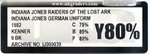 THE ADVENTURES OF INDIANA JONES IN RAIDERS OF THE LOST ARK (1982) - INDIANA JONES (GERMAN UNIFORM) 9 BACK UKG Y80%.