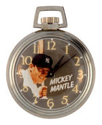 "MICKEY MANTLE/JOE DiMAGGIO" POCKET WATCH PAIR.