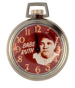 "BABE RUTH" POCKET WATCH/WRIST WATCH.