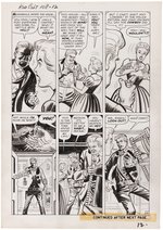 KID COLT OUTLAW #108 ORIGINAL ART 13 PAGE COMPLETE STORY BY JACK KELLER.