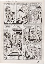 KID COLT OUTLAW #108 ORIGINAL ART 13 PAGE COMPLETE STORY BY JACK KELLER.