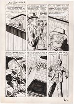 KID COLT OUTLAW #108 ORIGINAL ART 13 PAGE COMPLETE STORY BY JACK KELLER.