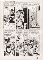 KID COLT OUTLAW #108 ORIGINAL ART 13 PAGE COMPLETE STORY BY JACK KELLER.