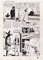 KID COLT OUTLAW #108 ORIGINAL ART 13 PAGE COMPLETE STORY BY JACK KELLER.