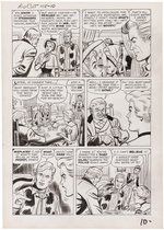 KID COLT OUTLAW #108 ORIGINAL ART 13 PAGE COMPLETE STORY BY JACK KELLER.