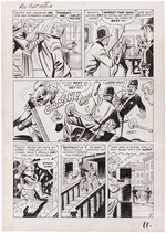 KID COLT OUTLAW #108 ORIGINAL ART 13 PAGE COMPLETE STORY BY JACK KELLER.