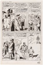 KID COLT OUTLAW #112 ORIGINAL ART 13 PAGE COMPLETE STORY BY JACK KELLER.