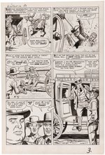 KID COLT OUTLAW #112 ORIGINAL ART 13 PAGE COMPLETE STORY BY JACK KELLER.