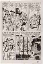 KID COLT OUTLAW #112 ORIGINAL ART 13 PAGE COMPLETE STORY BY JACK KELLER.