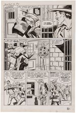 KID COLT OUTLAW #112 ORIGINAL ART 13 PAGE COMPLETE STORY BY JACK KELLER.