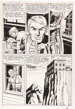 KID COLT OUTLAW #98 ORIGINAL ART COMPLETE FIVE PAGE STORY BY JACK KELLER.