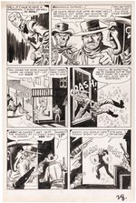 KID COLT OUTLAW #98 ORIGINAL ART COMPLETE FIVE PAGE STORY BY JACK KELLER.