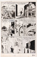 KID COLT OUTLAW #98 ORIGINAL ART COMPLETE FIVE PAGE STORY BY JACK KELLER.