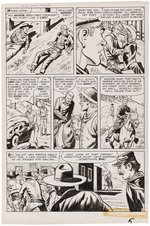 GUNSMOKE WESTERN #64 KID COLT OUTLAW ORIGINAL ART 13 PAGE COMPLETE STORY BY JACK KELLER.