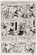 GUNSMOKE WESTERN #64 KID COLT OUTLAW ORIGINAL ART 13 PAGE COMPLETE STORY BY JACK KELLER.