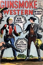 GUNSMOKE WESTERN #55 KID COLT OUTLAW ORIGINAL ART STATS W/STAN LEE SIGNED LETTER 1959.