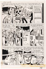 KID COLT OUTLAW #95 ORIGINAL ART FOUR STORY PAGES BY JACK KELLER.