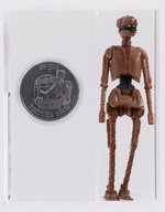 STAR WARS: THE POWER OF THE FORCE (1985) - LOOSE ACTION FIGURE EV-9D9 & COIN UKG 85%.