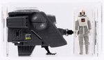 STAR WARS: THE EMPIRE STRIKES BACK (1980/81) - INT-4 INTERCEPTOR & FIGURE UKG DISPLAY.