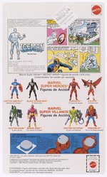 MATTEL SPAIN MARVEL SUPER HEROES SECRET WARS (1986) - ICEMAN SERIES 3 CARDED ACTION FIGURE.