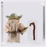 STAR WARS: THE EMPIRE STRIKES BACK (1980) - LOOSE ACTION FIGURE/HK YODA AFA 75+ EX+/NM (BROWN SNAKE, DARK GREEN SKIN).