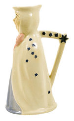 CINDERELLA FAIRY GODMOTHER CERAMIC PITCHER.