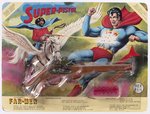 SUPERMAN "SUPER-PISTOL" CARDED SPANISH CAP GUN.