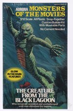 AURORA MONSTERS OF THE MOVIES THE CREATURE FROM THE BLACK LAGOON FACTORY-SEALED MODEL KIT.