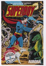 AURORA COMIC SCENES - SUPERBOY FACTORY-SEALED BOXED MODEL KIT.