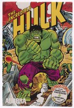 AURORA COMIC SCENES - THE INCREDIBLE HULK FACTORY-SEALED BOXED MODEL KIT.