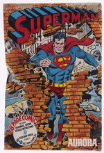 AURORA COMIC SCENES - SUPERMAN FACTORY-SEALED BOXED MODEL KIT.