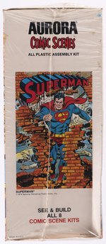 AURORA COMIC SCENES - SUPERMAN FACTORY-SEALED BOXED MODEL KIT.