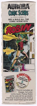 AURORA COMIC SCENES - ROBIN THE TEEN WONDER FACTORY-SEALED BOXED MODEL KIT.