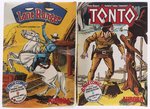 AURORA COMIC SCENES - LONE RANGER & TONTO FACTORY-SEALED BOXED MODEL KIT PAIR.