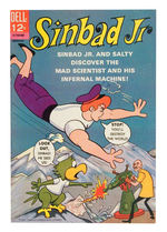 "SINBAD JR." NO. 2 ORIGINAL COMIC BOOK COVER ART.