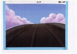 PHANTOM 2040 ORIGINAL ART PAINTED ANIMATION CEL TRIO.