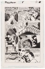 THE PHANTOM DC COMICS ORIGINAL ART PAGE ISSUE #8 BY LUKE MCDONNELL.