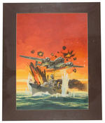 WWII BATTLE SCENE ORIGINAL COVER ART