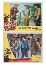 1940s-50s WESTERN MOVIES LOBBY CARDS.