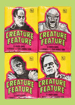 "CREATURE FEATURE/YOU'LL DIE LAUGHING" FULL GUM CARD DISPLAY BOX.