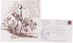 THE PHANTOM ORIGINAL ART SKETCHES LOT OF 5 BY LUKE MCDONNELL.