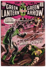 GREEN LANTERN/GREEN ARROW BRONZE AGE LOT OF 10 COMIC ISSUES (NEAL ADAMS).