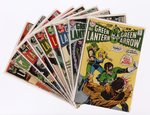 GREEN LANTERN/GREEN ARROW BRONZE AGE LOT OF 10 COMIC ISSUES (NEAL ADAMS).